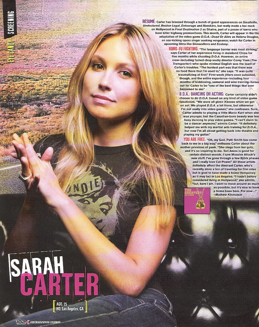 Sarah Carter leaked wallpapers