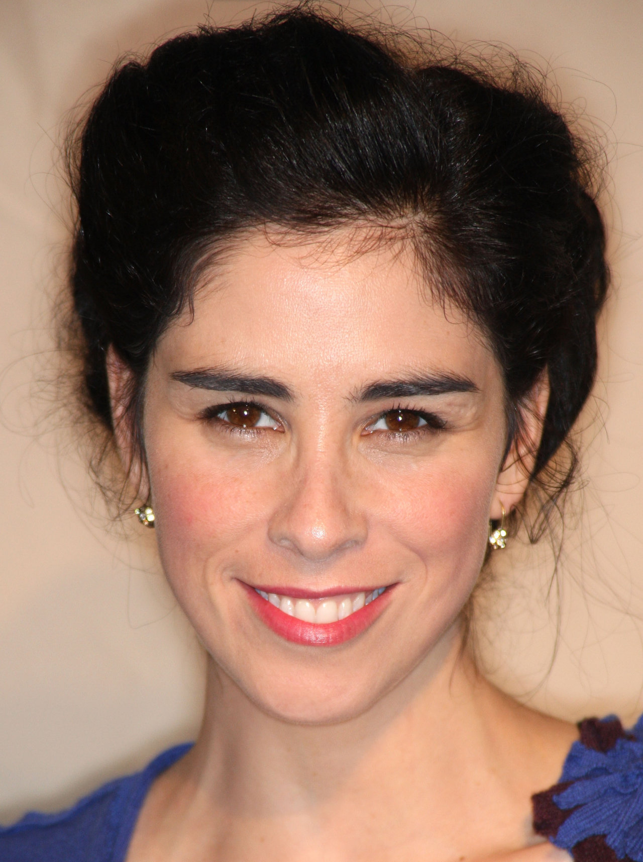 Leaked sarah silverman shows off deep cleavage